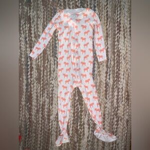 Primark Kids Footie with Orange Tiger Design